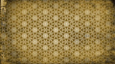 Koyu Renk Vintage Dekoratif Çiçek Süsleme Duvar Kağıdı Desen Görüntü