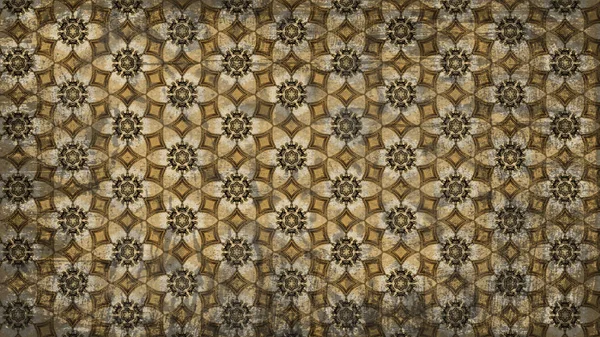 Cor escura Vintage Floral Wallpaper fundo — Fotografia de Stock