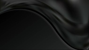 Soyut Black Wave İş Arka Plan