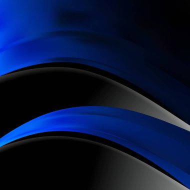 Cool Blue Wave İş Arka Plan
