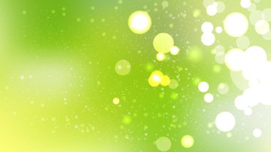 Yeşil Sarı ve Beyaz Bokeh Defocused Işıklar Arka Plan