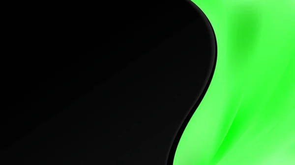 Зелений і чорний хвилі бізнес-фону — стокове фото