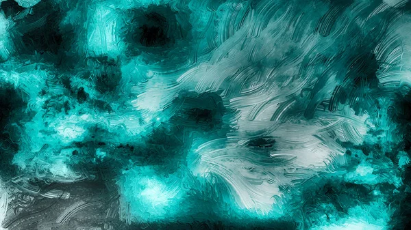 Black and Turquoise Glass Effect Painting Background Image