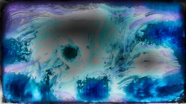 Absztrakt kék és szürke üveg Effect Paint háttérkép — Stock Fotó