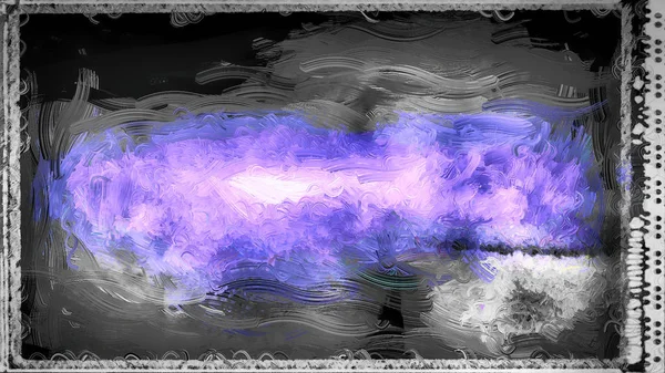 Purple and Black Glass Effect Paint Background Image — Stock Photo, Image