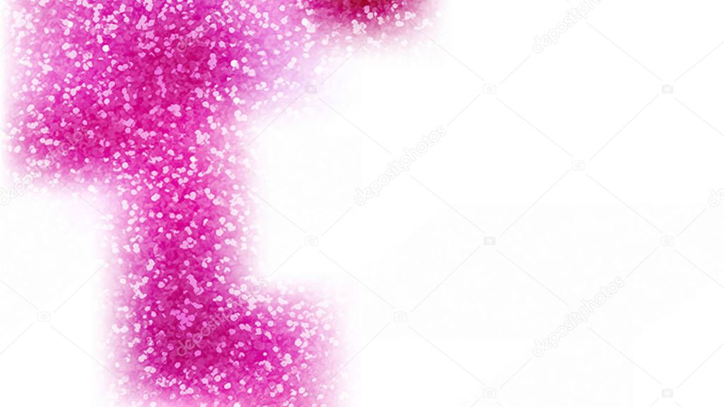 Pink and White Glitter Shiny Background