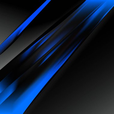 Cool Mavi Broşür Tasarım Şablon vektörü