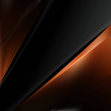 Cool Brown Broşür Tasarım Vektör İllüstrasyon