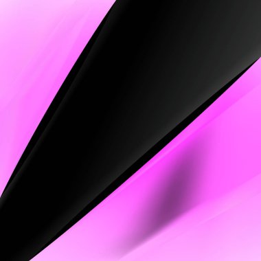 Soyut Pembe ve Siyah Broşür Tasarım Şablon Vektörü