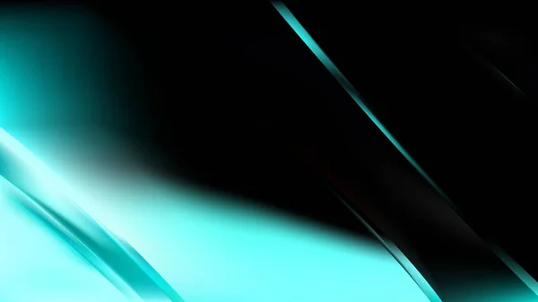 Abstract Black and Turquoise Diagonal Shiny Lines Background Vector Image