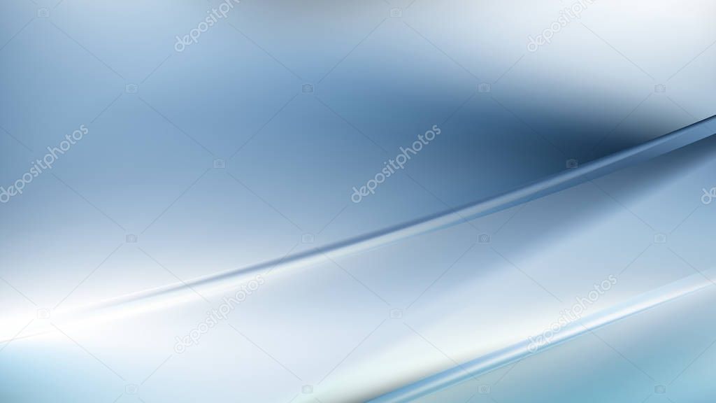 Blue and White Diagonal Shiny Lines Background