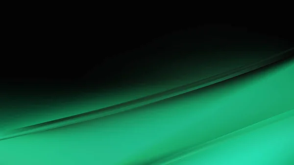 Abstrakte grüne und schwarze diagonale glänzende Linien Hintergrundillustration — Stockfoto