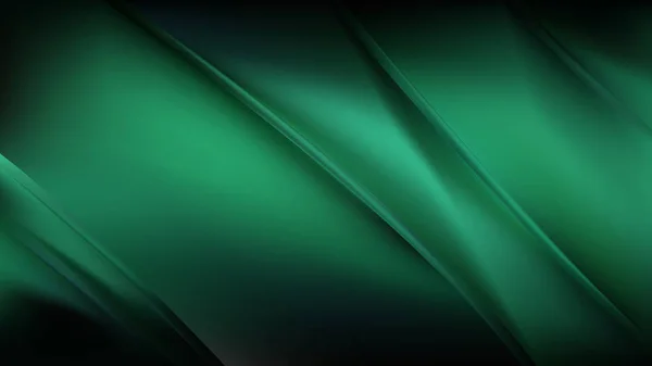 Grüne und schwarze diagonale glänzende Linien Hintergrundvektorkunst — Stockfoto