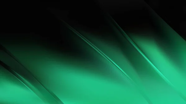 Astratto verde e nero diagonale linee lucide sfondo — Foto Stock