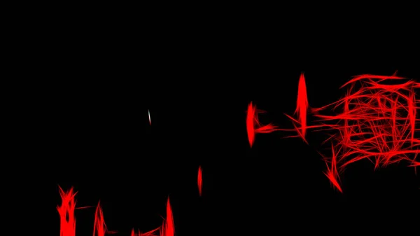 Abstracte koele rode fractal achtergrond — Stockfoto