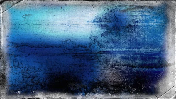 Imagem de fundo azul preto e branco Grunge textura — Fotografia de Stock