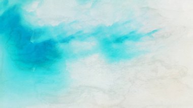 Bej ve Turkuaz Suluboya Doku