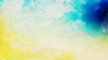 Mavi ve Sarı Suluboya Doku Arka Plan Görüntüsü