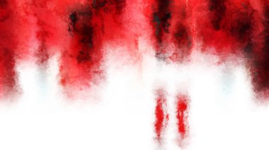 Kırmızı ve Beyaz Grunge Suluboya Doku Arka Plan Görüntüsü