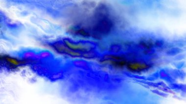 Mavi ve Beyaz Soyut Arka Plan Görüntüsü