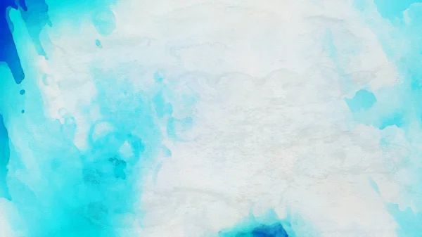 Beżowy i turkusowy obraz tekstury Aquarelle — Zdjęcie stockowe