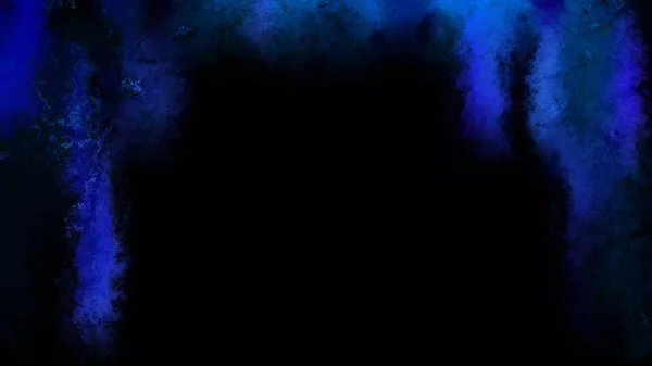 Suluboya arka plan siyah ve mavi — Stok fotoğraf