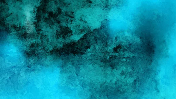 Black and Turquoise Grunge Watercolor Background Image