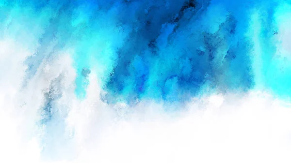 Blaues und weißes Grunge-Aquarell-Texturbild — Stockfoto
