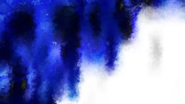 Синий черно-белый акварельный фон — стоковое фото