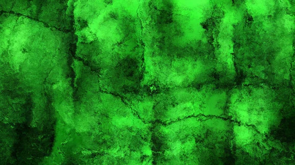 Yeşil ve Siyah Suluboya Doku — Stok fotoğraf