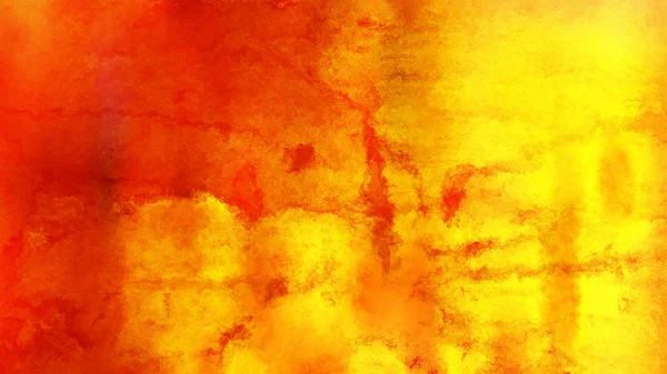 Fundo de aquarela Grunge vermelho e amarelo — Fotografia de Stock