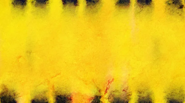 黄色の水彩グランジテクスチャ背景 — ストック写真