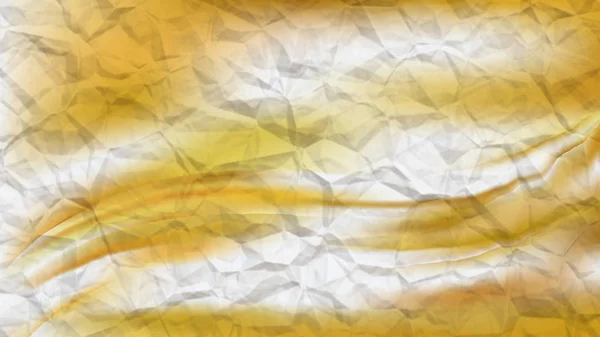 White and Gold Crumpled Paper Texture Background Image — 스톡 사진