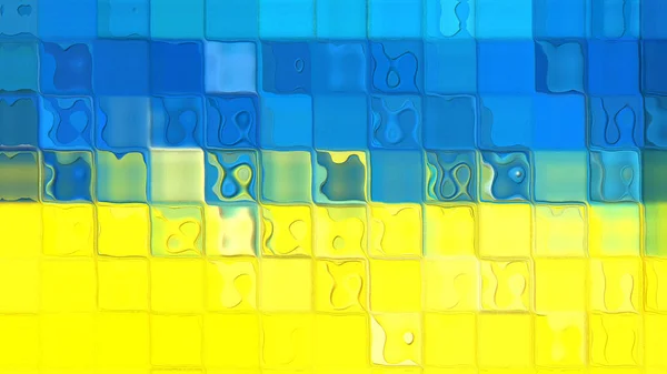 Abstract Blue and Yellow Graphic Background