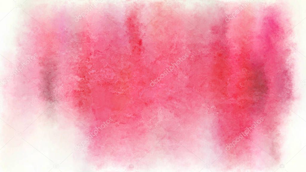 Pink and White Grunge Watercolour Background Image