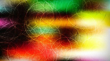 Yeşil Turuncu Kırmızı Arka Plan Güzel zarif İllüstrasyon grafik sanat tasarımı