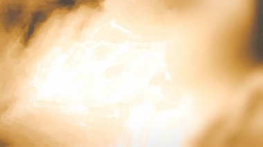 Gökyüzü Sarı Turuncu Arka Plan