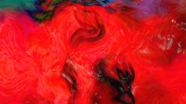 Red Painting Water Background — Stock Photo, Image