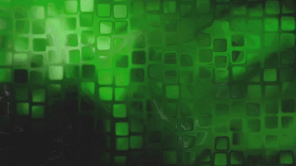 緑色のライト パターンの背景 — ストック写真