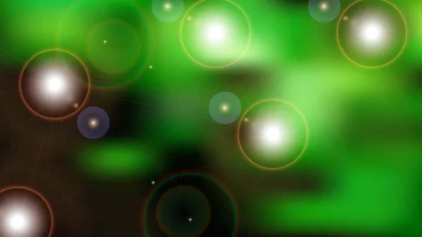 Green Light Circle Background — Stock Photo, Image