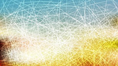 Mavi Çizgi Sarı Arka Plan