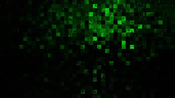 Green Black Technology Background