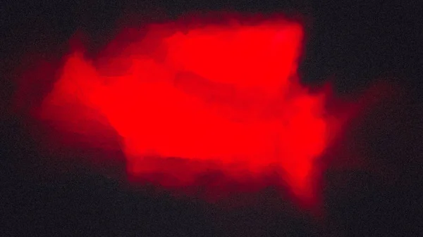 Vörös geológiai jelenség fekete háttér — Stock Fotó