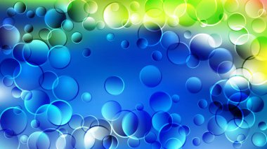 Mavi Daire Su Arka Planı