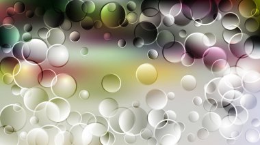 Daire Desen Renklilik Arka Plan