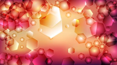 Pembe Turuncu Kalp Arka Plan