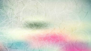 Yeşil Pembe Desen Arka Plan