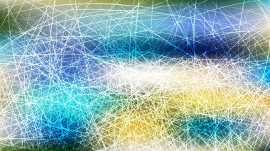 Mavi Desen Çizgi Arka Planı