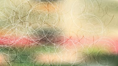 Yeşil Pembe Turuncu Arka Plan