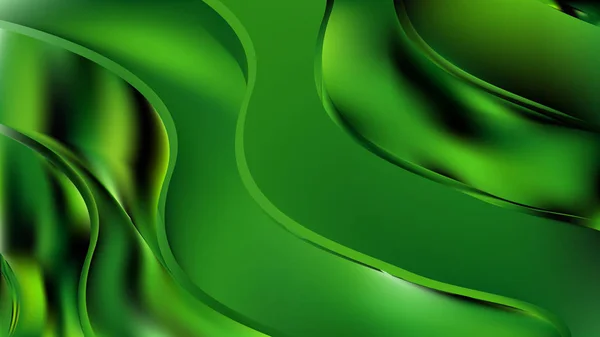 Groene Fractal Kunst water achtergrond — Stockfoto